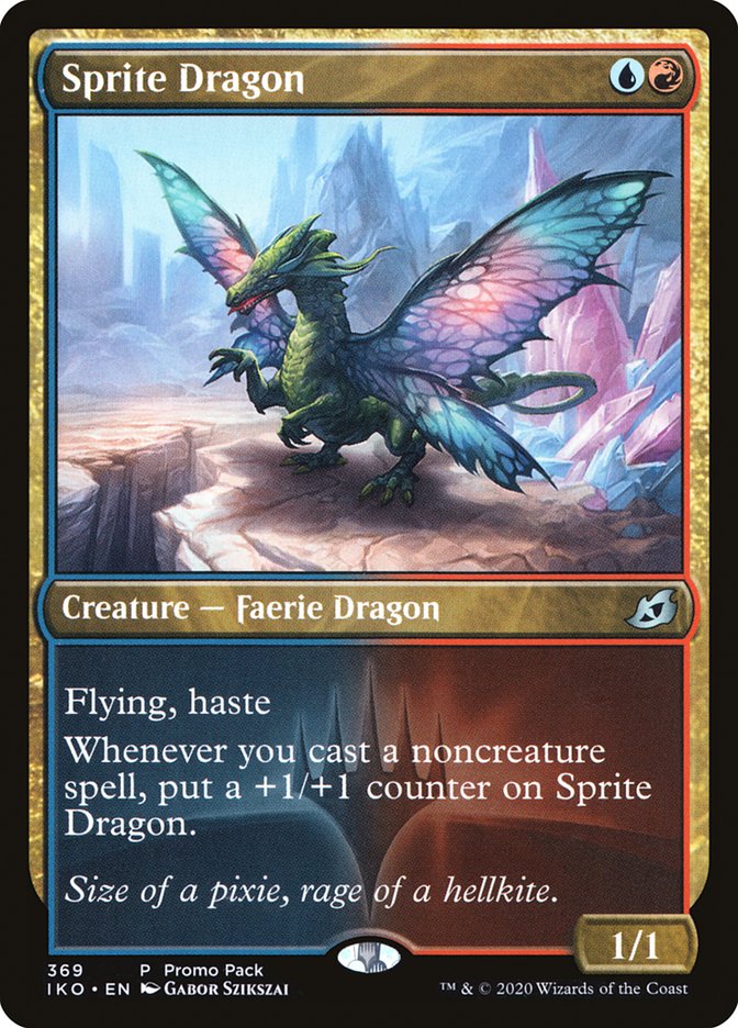 Sprite Dragon (Promo Pack) [Ikoria: Lair of Behemoths Promos] | Card Merchant Takapuna