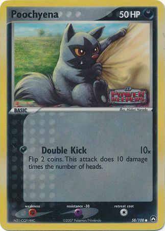 Poochyena (58/108) (Stamped) [EX: Power Keepers] | Card Merchant Takapuna