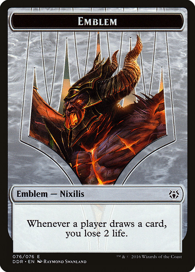 Ob Nixilis Reignited Emblem [Duel Decks: Nissa vs. Ob Nixilis] | Card Merchant Takapuna