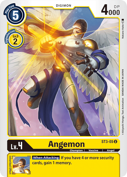 Angemon [ST3-05] [Starter Deck: Heaven's Yellow] | Card Merchant Takapuna