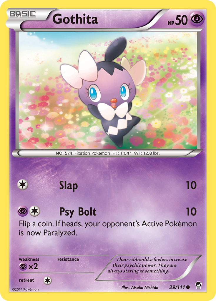 Gothita (39/111) [XY: Furious Fists] | Card Merchant Takapuna