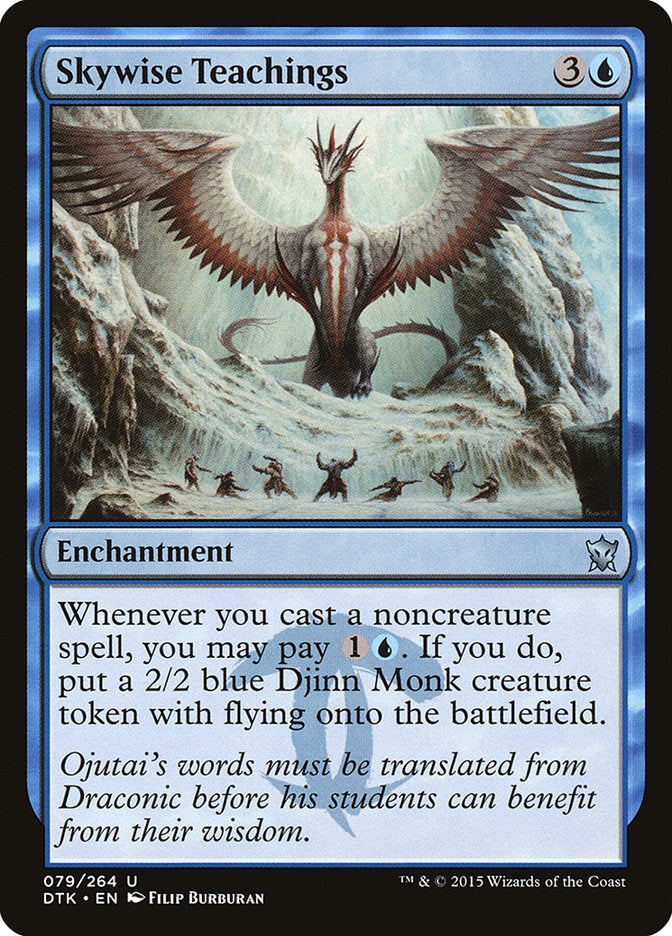 Skywise Teachings [Dragons of Tarkir] | Card Merchant Takapuna