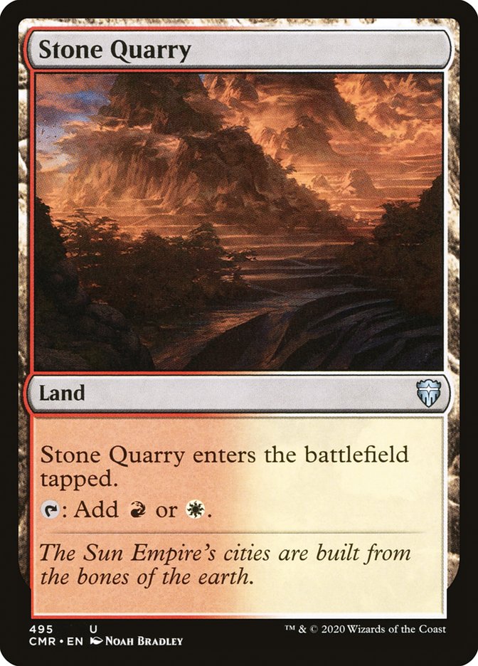 Stone Quarry [Commander Legends] | Card Merchant Takapuna