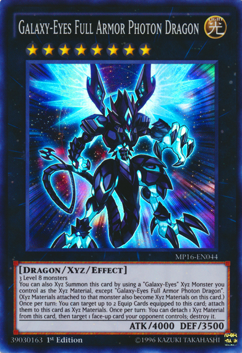 Galaxy-Eyes Full Armor Photon Dragon [MP16-EN044] Super Rare | Card Merchant Takapuna