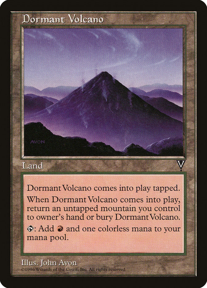 Dormant Volcano [Visions] | Card Merchant Takapuna