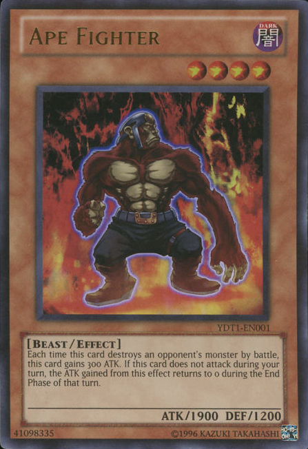 Ape Fighter (5D's Duel Transer) [YDT1-EN001] Ultra Rare | Card Merchant Takapuna