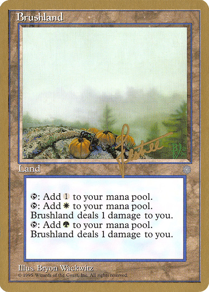 Brushland (Bertrand Lestree) [Pro Tour Collector Set] | Card Merchant Takapuna