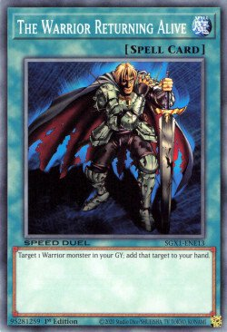 The Warrior Returning Alive [SGX1-ENE13] Common | Card Merchant Takapuna