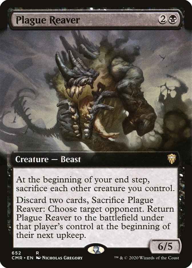 Plague Reaver (Extended Art) [Commander Legends] | Card Merchant Takapuna