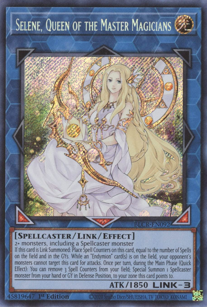 Selene, Queen of the Master Magicians [BLCR-EN092] Secret Rare | Card Merchant Takapuna