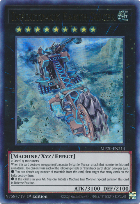 Infinitrack Earth Slicer [MP20-EN214] Ultra Rare | Card Merchant Takapuna