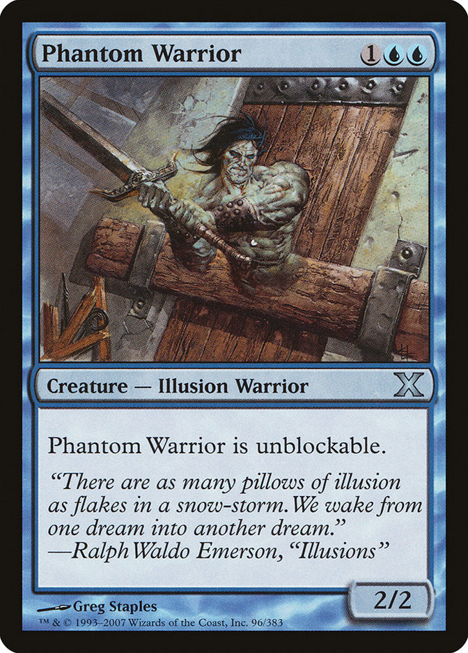 Phantom Warrior [Tenth Edition] | Card Merchant Takapuna