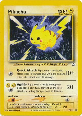 Pikachu (70/111) [Neo Genesis Unlimited] | Card Merchant Takapuna