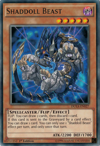 Shaddoll Beast [DUEA-EN027] Rare | Card Merchant Takapuna