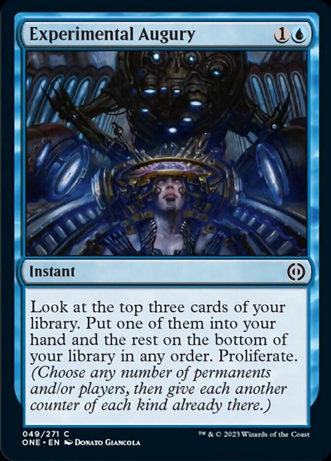 Experimental Augury [Phyrexia: All Will Be One] | Card Merchant Takapuna