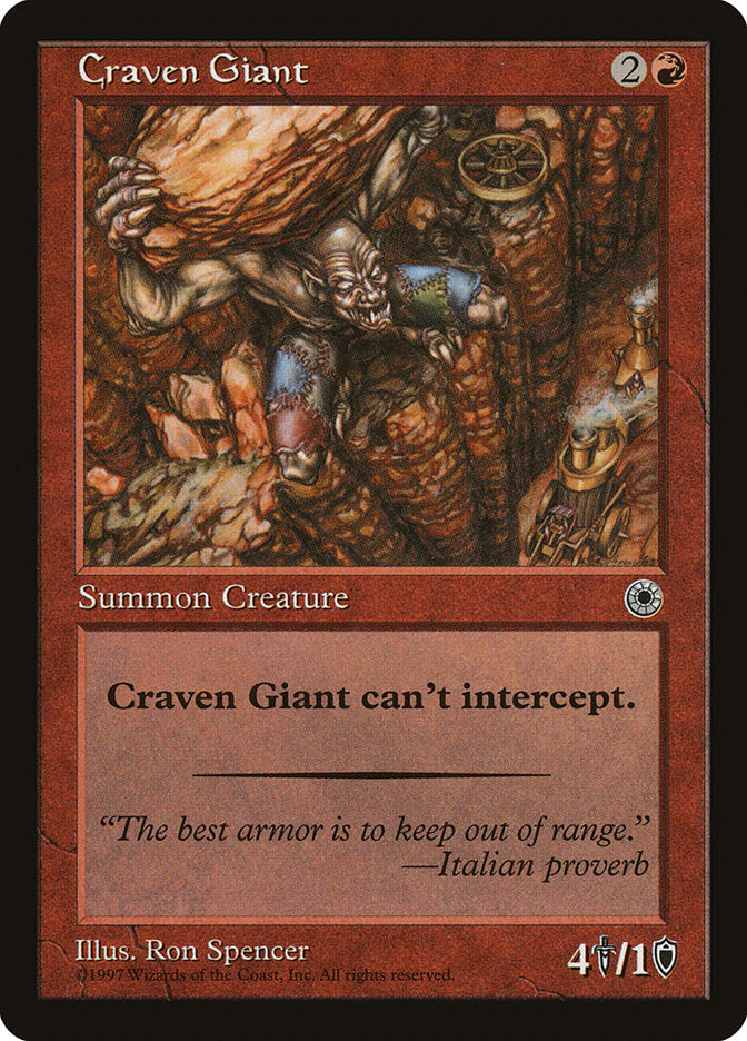 Craven Giant [Portal] | Card Merchant Takapuna