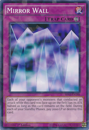 Mirror Wall [BP03-EN188] Shatterfoil Rare | Card Merchant Takapuna