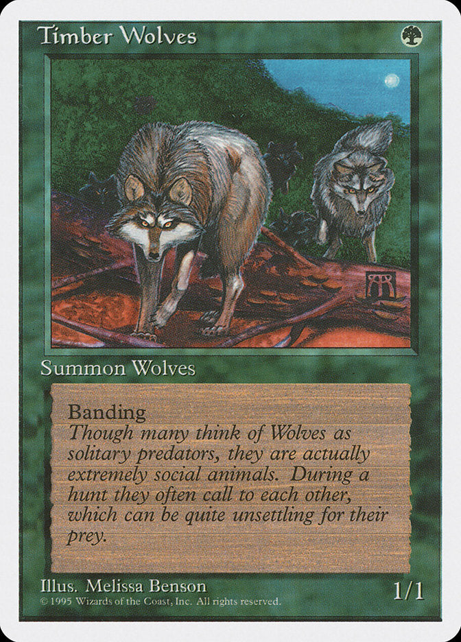 Timber Wolves [Fourth Edition] | Card Merchant Takapuna