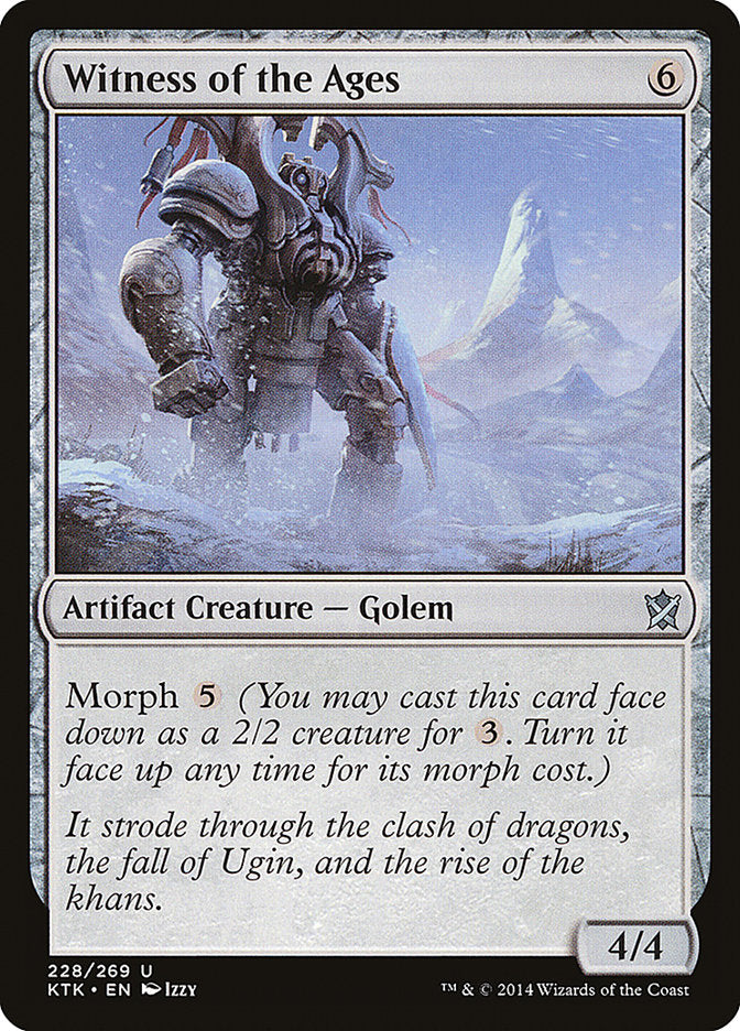 Witness of the Ages [Khans of Tarkir] | Card Merchant Takapuna