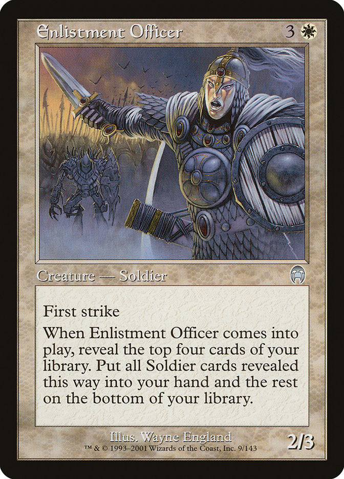 Enlistment Officer [Apocalypse] | Card Merchant Takapuna