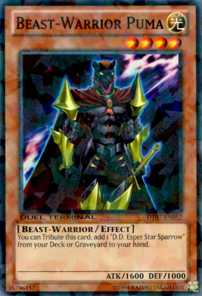 Beast-Warrior Puma [DT07-EN052] Common | Card Merchant Takapuna