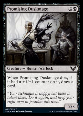 Promising Duskmage [Strixhaven: School of Mages] | Card Merchant Takapuna