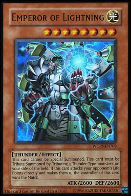 Emperor of Lightning [WCPS-EN702] Ultra Rare | Card Merchant Takapuna