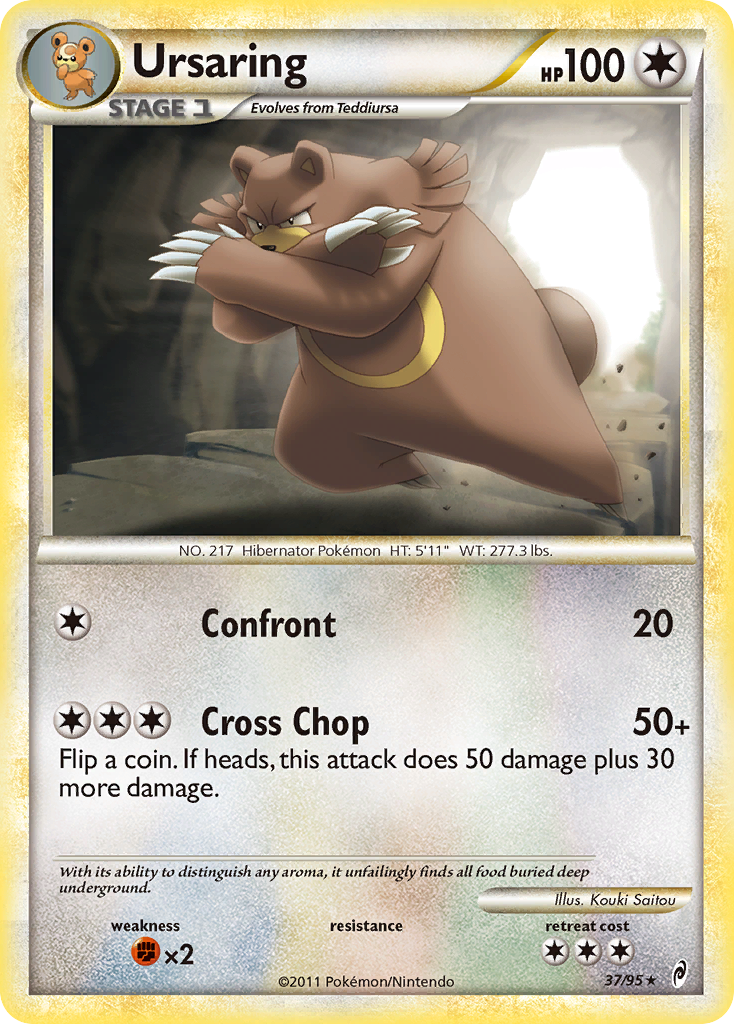 Ursaring (37/95) [HeartGold & SoulSilver: Call of Legends] | Card Merchant Takapuna