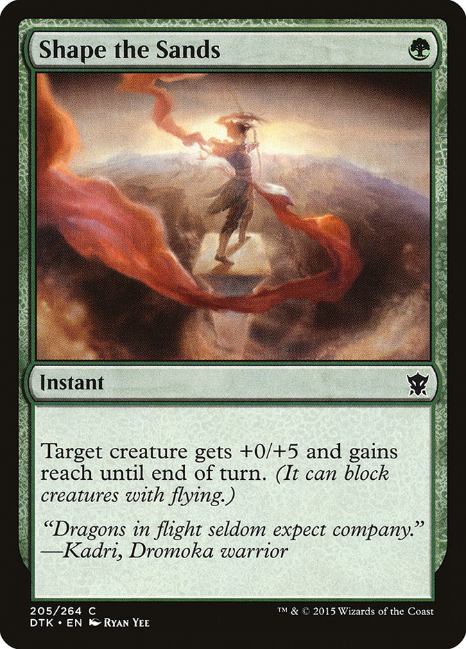 Shape the Sands [Dragons of Tarkir] | Card Merchant Takapuna