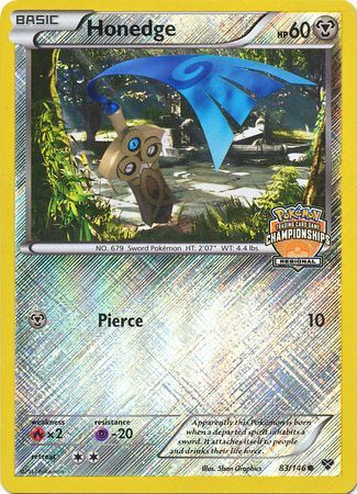 Honedge (83/146) (Regional Championship Promo) [XY: Base Set] | Card Merchant Takapuna