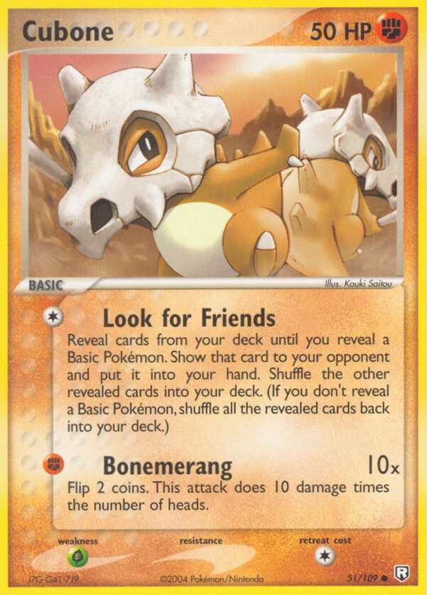 Cubone (51/109) [EX: Team Rocket Returns] | Card Merchant Takapuna