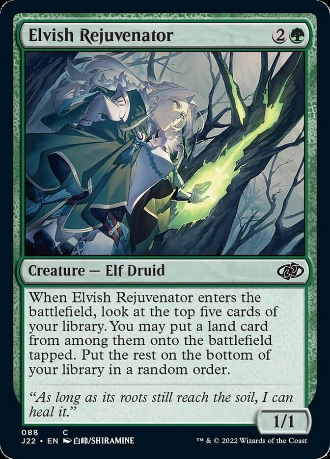 Elvish Rejuvenator [Jumpstart 2022] | Card Merchant Takapuna