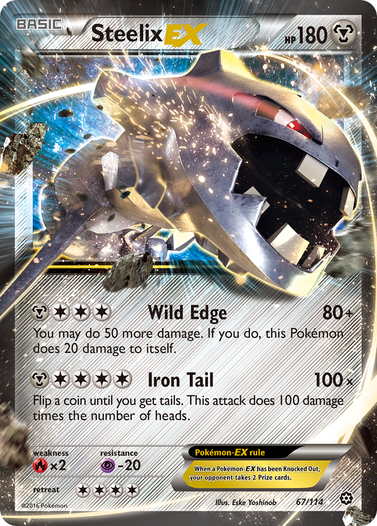 Steelix EX (67/114) [XY: Steam Siege] | Card Merchant Takapuna