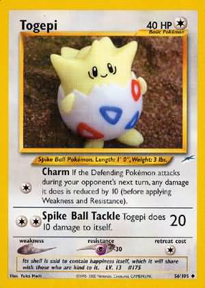 Togepi (56/105) [Neo Destiny Unlimited] | Card Merchant Takapuna