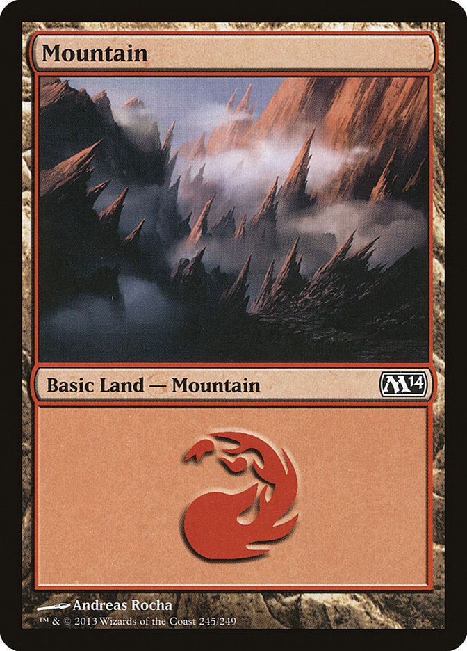 Mountain (245) [Magic 2014] | Card Merchant Takapuna