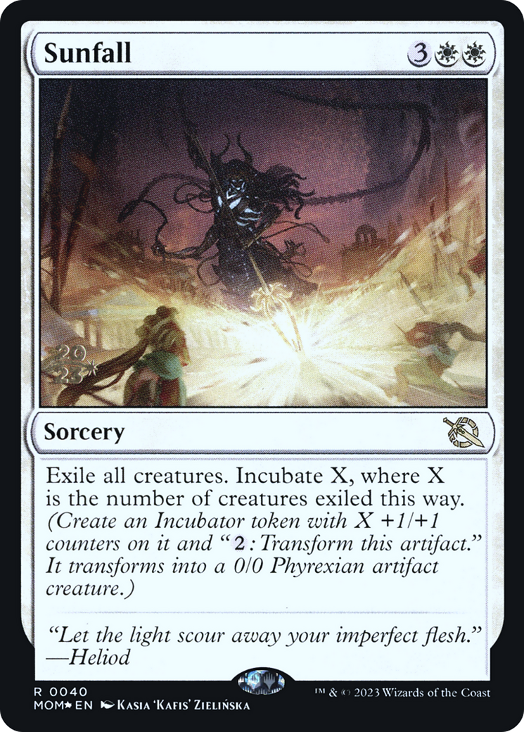 Sunfall [March of the Machine Prerelease Promos] | Card Merchant Takapuna