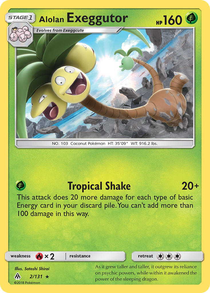 Alolan Exeggutor (2/131) [Sun & Moon: Forbidden Light] | Card Merchant Takapuna