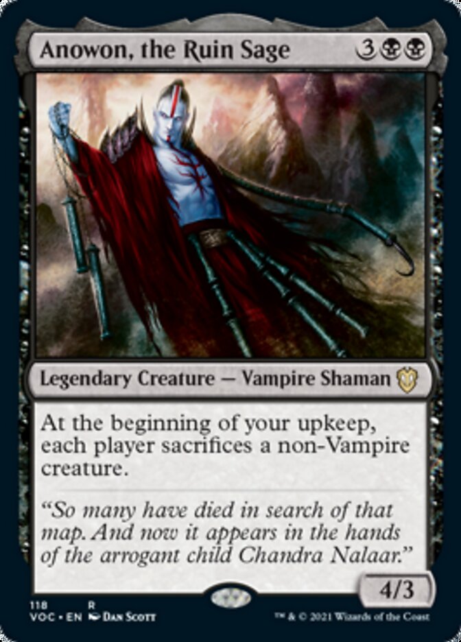 Anowon, the Ruin Sage [Innistrad: Crimson Vow Commander] | Card Merchant Takapuna