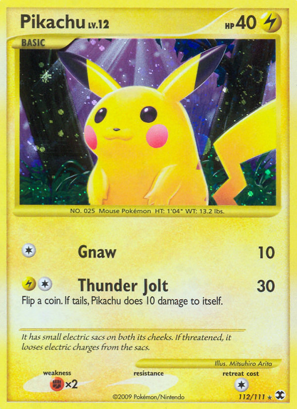 Pikachu (112/111) [Platinum: Rising Rivals] | Card Merchant Takapuna