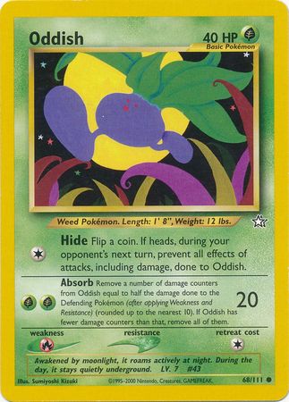 Oddish (68/111) [Neo Genesis Unlimited] | Card Merchant Takapuna