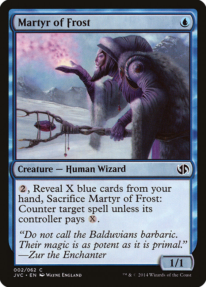 Martyr of Frost [Duel Decks Anthology] | Card Merchant Takapuna