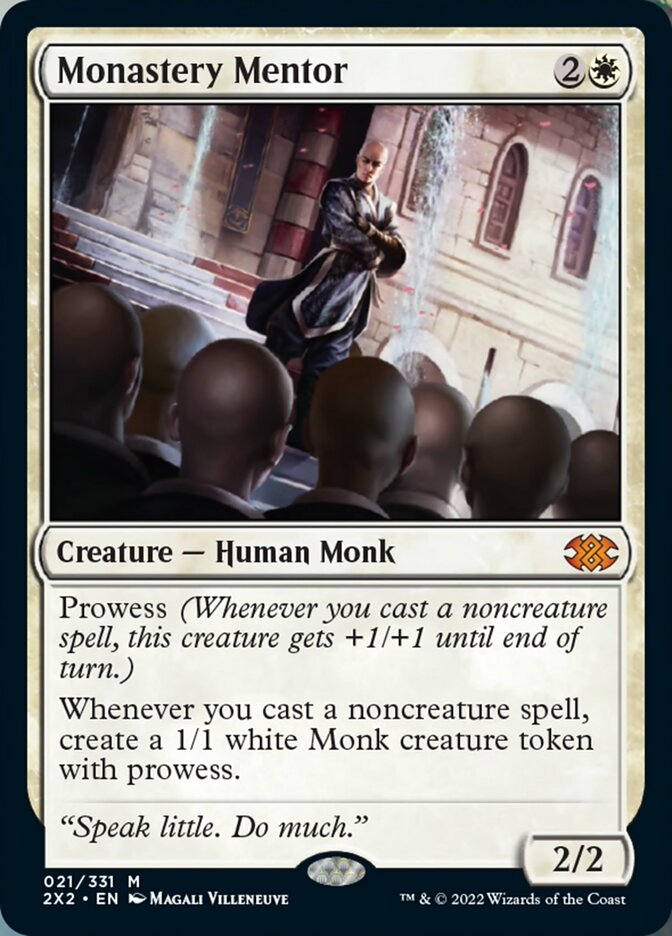 Monastery Mentor [Double Masters 2022] | Card Merchant Takapuna