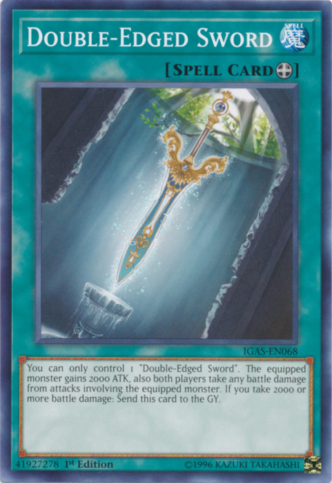 Double-Edged Sword [IGAS-EN068] Common | Card Merchant Takapuna