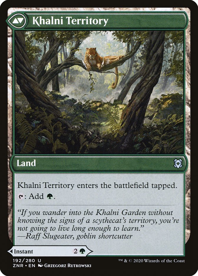 Khalni Ambush // Khalni Territory [Zendikar Rising] | Card Merchant Takapuna