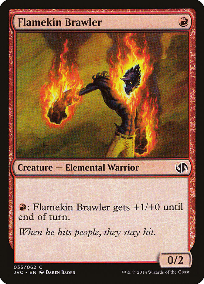 Flamekin Brawler [Duel Decks Anthology] | Card Merchant Takapuna