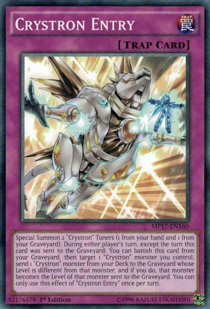 Crystron Entry [MP17-EN160] Common | Card Merchant Takapuna