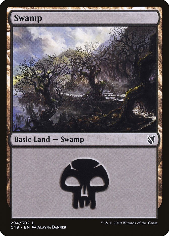 Swamp (294) [Commander 2019] | Card Merchant Takapuna