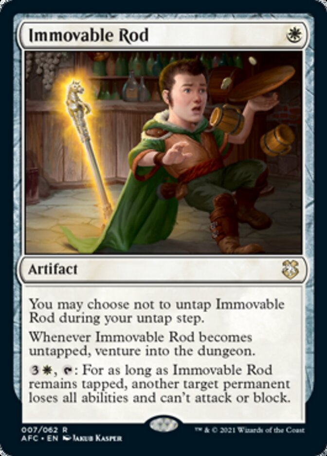 Immovable Rod [Dungeons & Dragons: Adventures in the Forgotten Realms Commander] | Card Merchant Takapuna