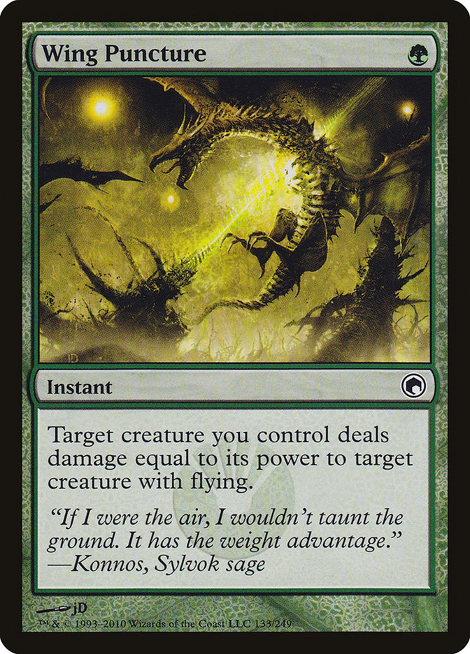 Wing Puncture [Scars of Mirrodin] | Card Merchant Takapuna