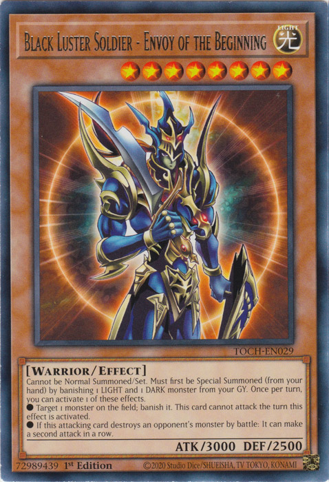 Black Luster Soldier - Envoy of the Beginning [TOCH-EN029] Rare | Card Merchant Takapuna